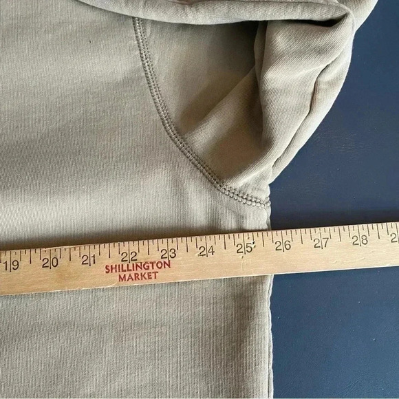 Eddie Bauer Men's Sweatshirt Tall Large Tan 1/4 Zip Closure Long Sleeve - Picture 8 of 10